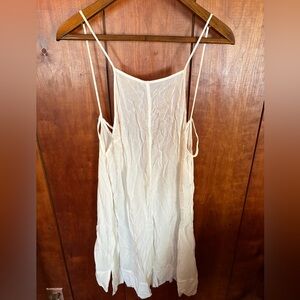 Intimately by Free People White Spaghetti Strap Dress